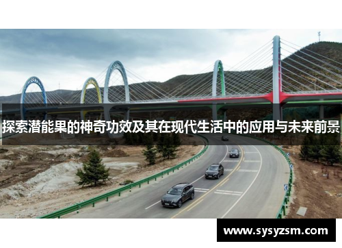 探索潜能果的神奇功效及其在现代生活中的应用与未来前景